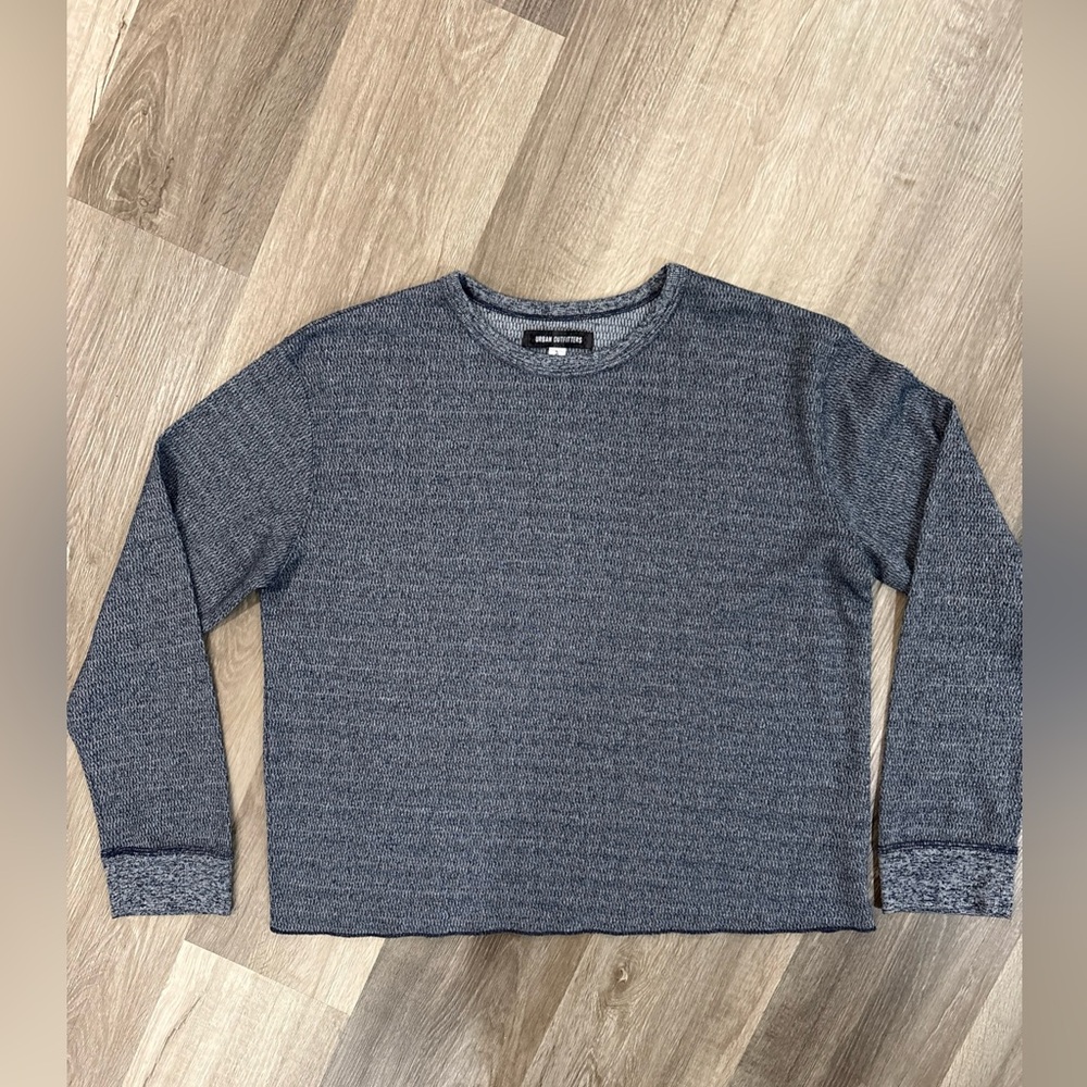 Urban Outfitters Long Sleeve Navy Size Large Men’s Henley Thermal Top Shirt